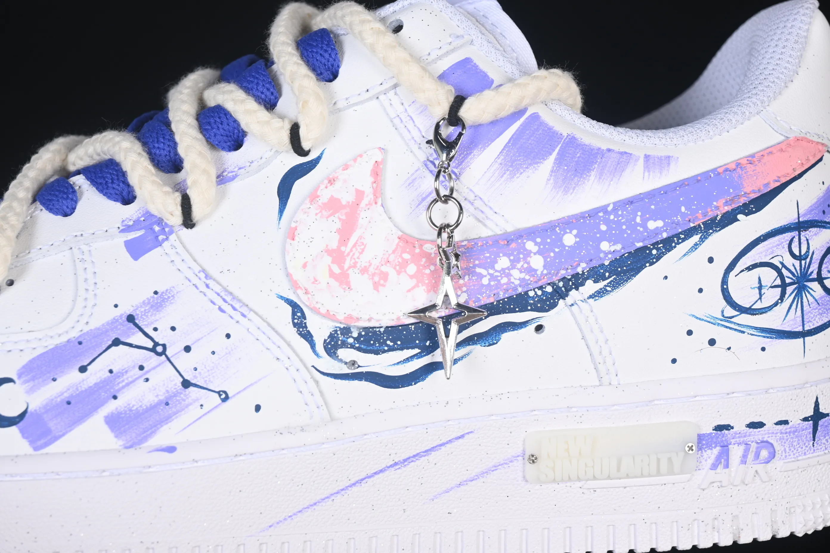 All categories Nk Air Force 1 Air Force series Nk Air Force 1 Low Air Force low-top Nike Air Force 1'07 Low "Cancer" Hand-painted graffiti twelve constellations series Cancer Air Force One low-top casual sneakers 622-722